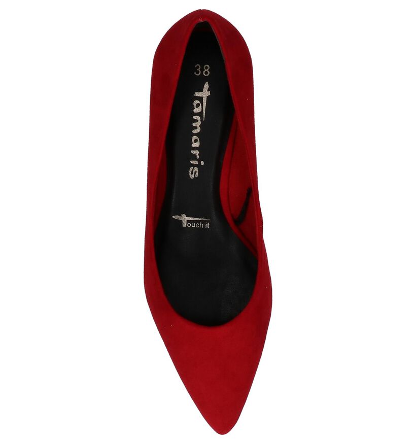 Tamaris Escarpins classique en Rouge foncé en textile (226699)