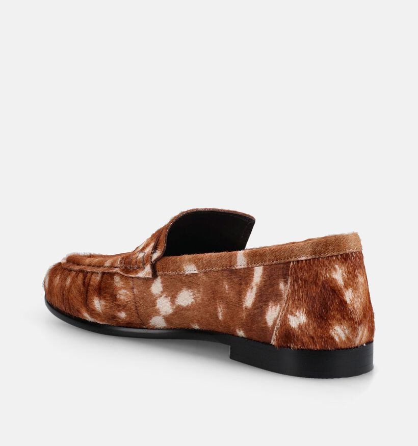 Laurent David Bruine Loafers voor dames (382305)