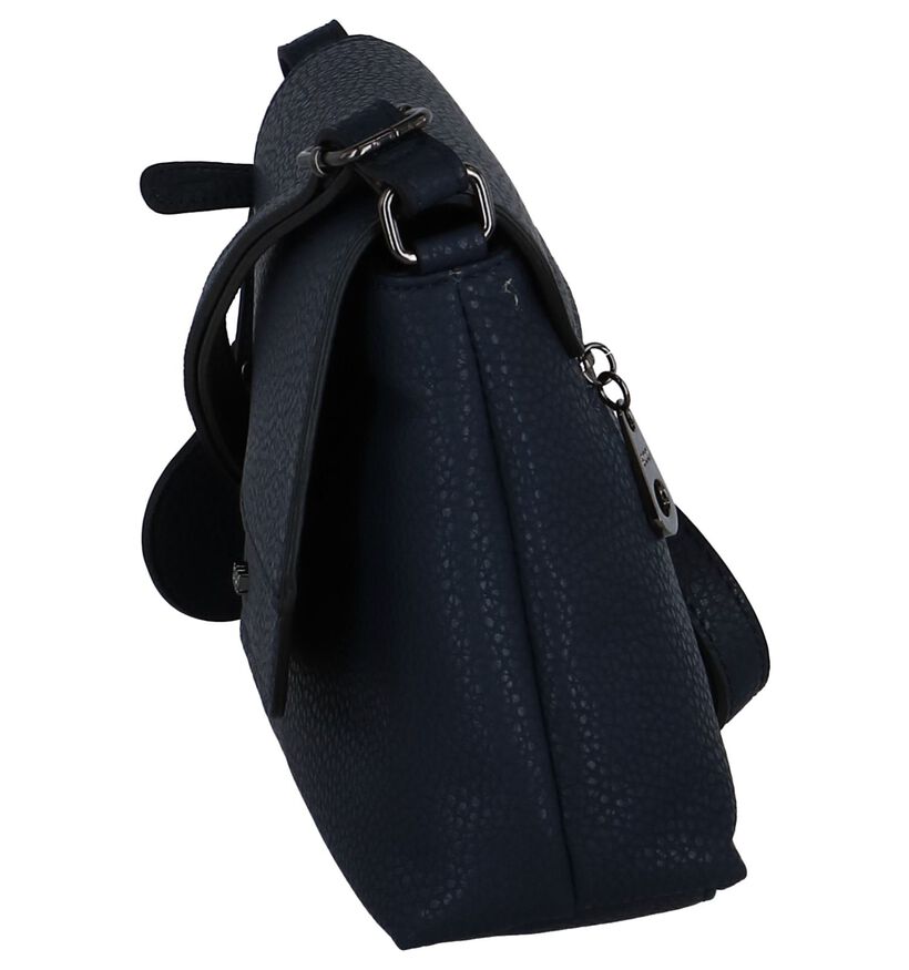 Donkerblauwe Crossbodytas BOO! in kunstleer (245898)