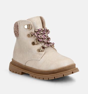 Milo & Mila High Boots Beige