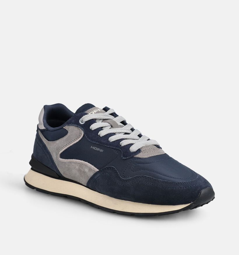 HOFF City Chaussures plates en Bleu fonc&eacute; pour hommes (377274) - pour semelles orthop&eacute;diques