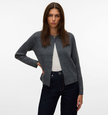 Gilet gris Vero Moda Vestes Gris