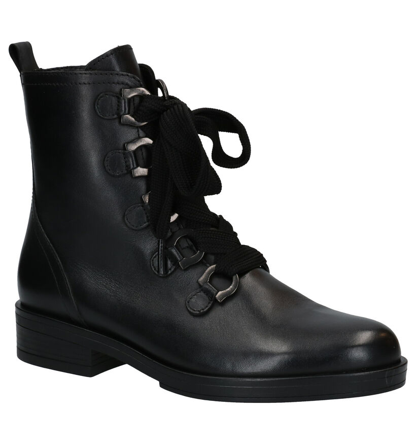 Gabor Best Fitting Bottines en Noir en cuir (282399)