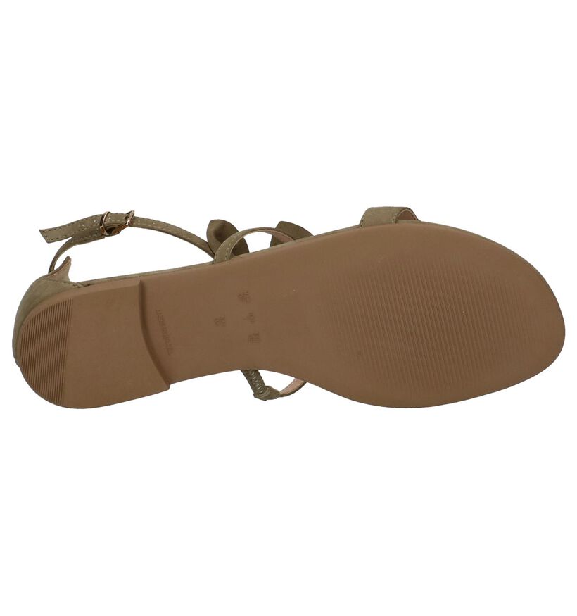 Rode Sandalen met Strikken Miss Unique in nubuck (221076)