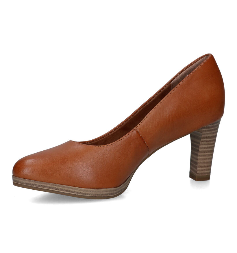 Tamaris Beige Pumps in leer (320506)