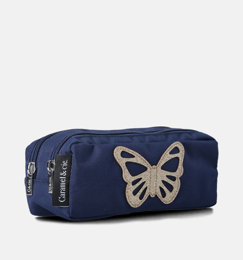 Carame &l cie. Butterfly Donkerblauwe Pennenzak voor meisjes (373731)