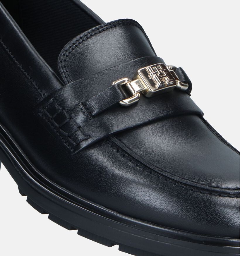 Tommy Hilfiger Hardware Mocassins en Noir pour femmes (334052)