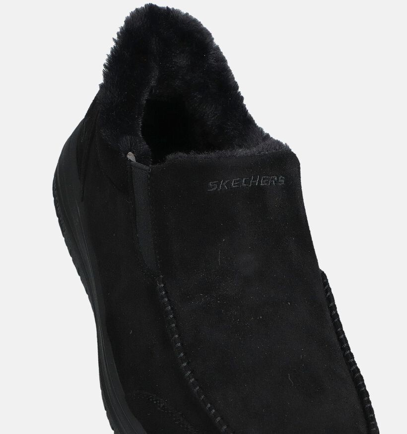 Skechers Murette Scofield Slip-ins Pantoufles ferm&eacute;es en Noir pour hommes (376893)