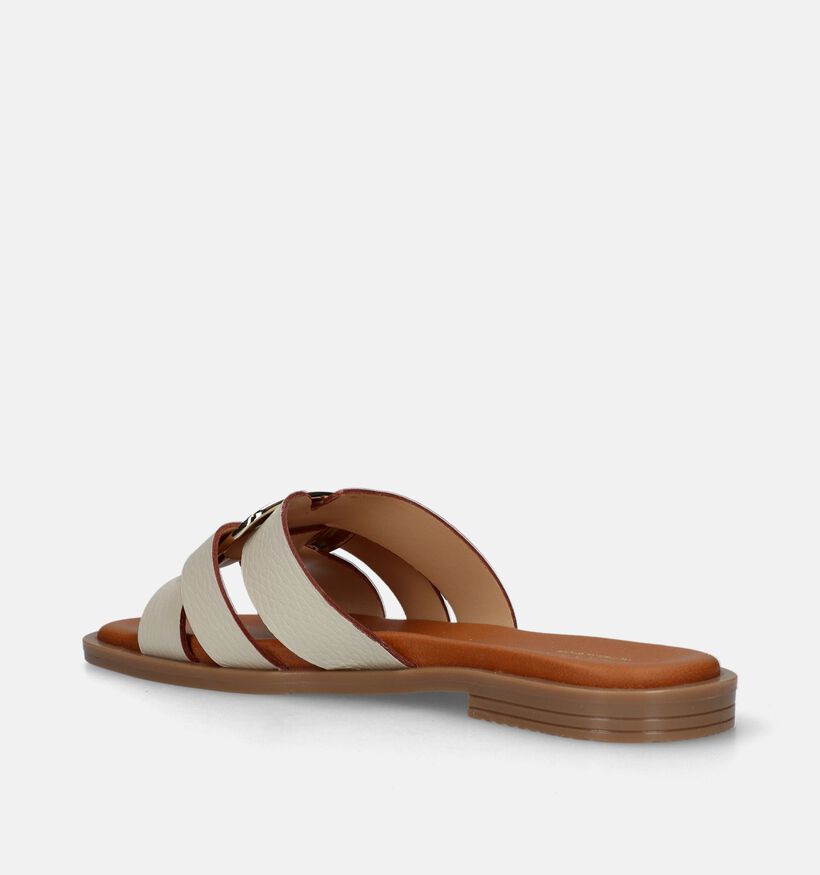 Scapa Nu-pieds plates en Écru pour femmes (338564)