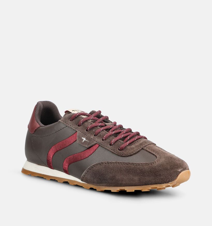 Tamaris Donkerbruine Sneakers voor dames (376660) - geschikt voor steunzolen