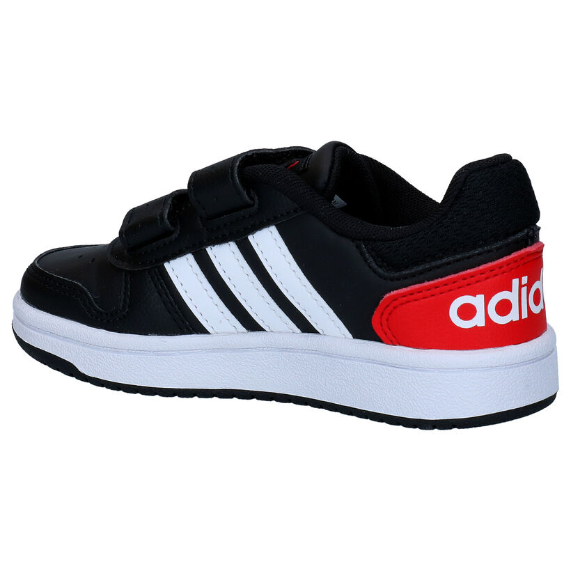 adidas Hoops Zwarte Sneakers in kunstleer (290778)