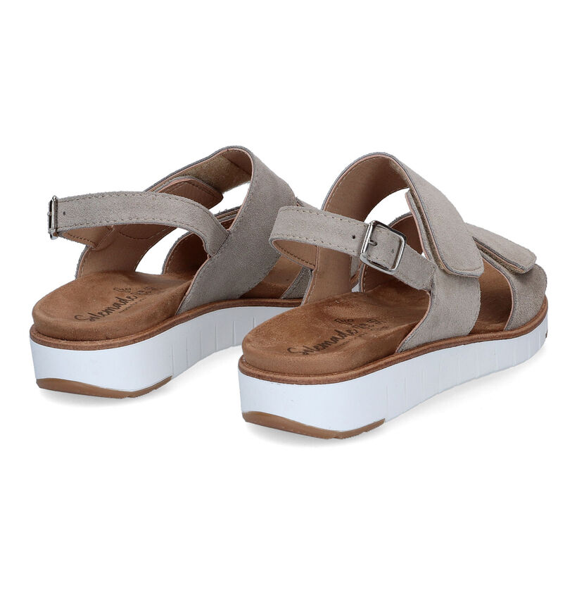 Solemade Romi Sandales en Vert en nubuck (305193)