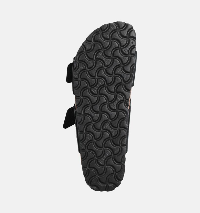 Birkenstock Sydney Cushion Buckle Zwarte Slippers voor dames (360264)