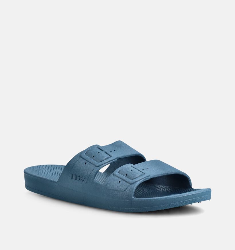 Freedom Moses Original Basic Blauwe Slippers voor dames (370851)