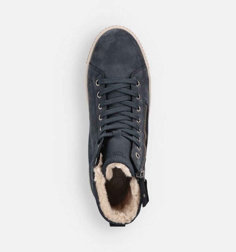 Remonte Baskets montantes en Bleu foncé pour femmes (363579) - pour semelles orthopédiques