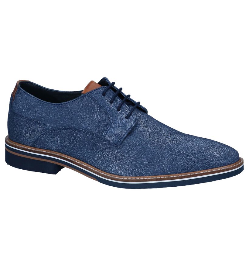 Chaos Chaussures habillées en Bleu foncé en nubuck (239270)