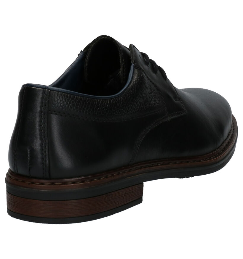 Rieker Chaussures habillées en Noir en cuir (262157)