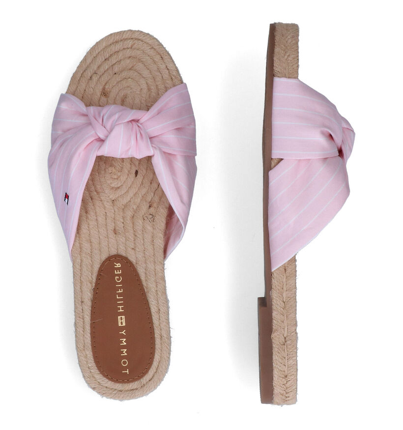 Tommy Hilfiger Stripes Flat Blauwe Slippers voor dames (303994)