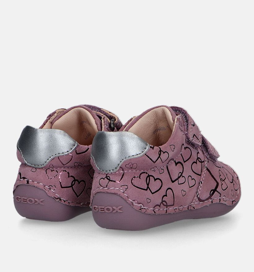 Geox Tutim Chaussures pour bébé en Rose pour filles (330111) - pour semelles orthopédiques