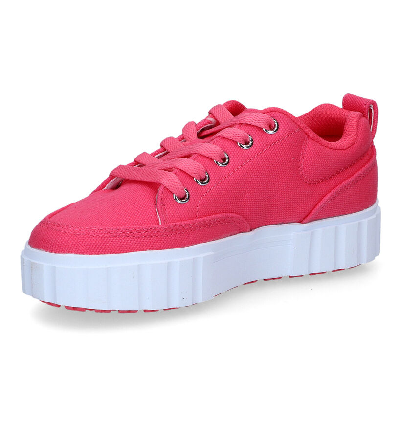 Fila Sandblast Baskets en Rose en textile (302774)