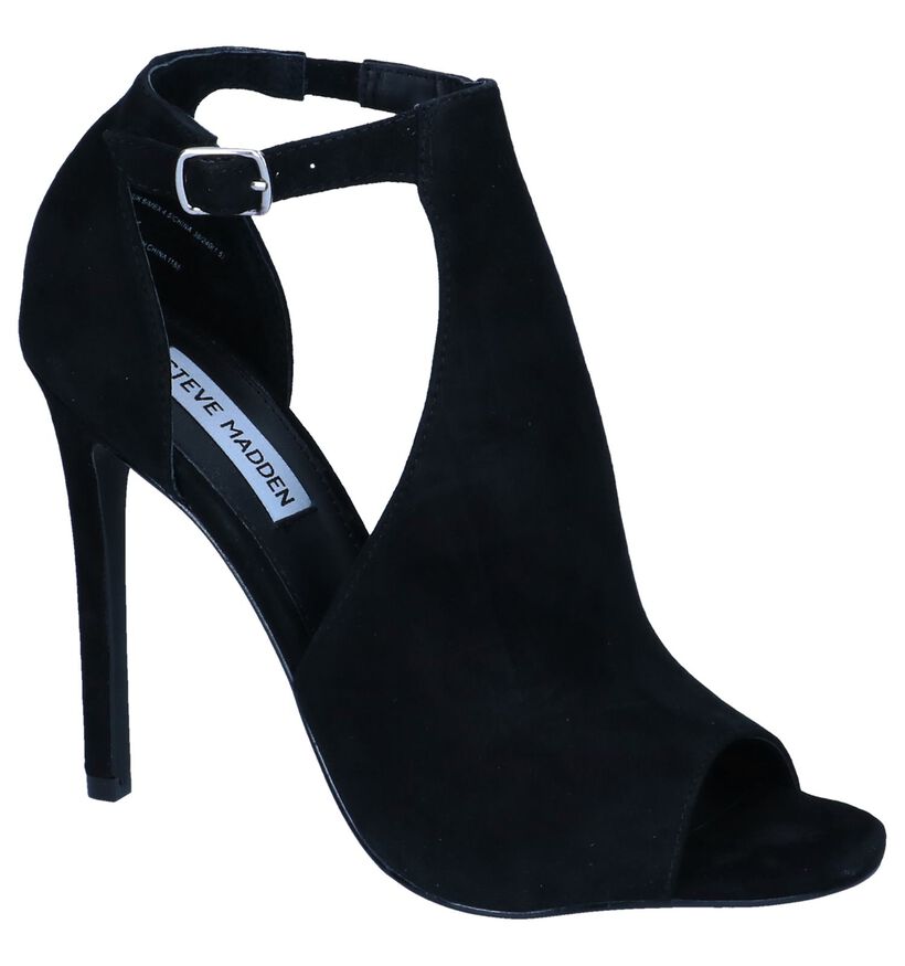 Steve Madden Sloane Sandales en Noir en daim (241570)