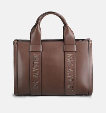 Mac Alyster Sacs &agrave; main Noir/Marron/Bordeaux