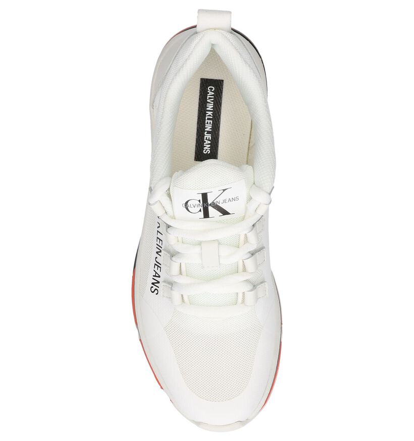 Witte Sneakers Calvin Klein Lolas in stof (241602)