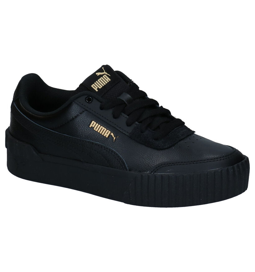 Puma Carina Zwarte Sneakers in kunstleer (276778)