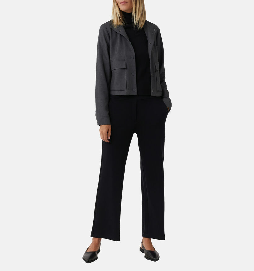 comma Donkergrijze Korte Jas voor dames (364799)