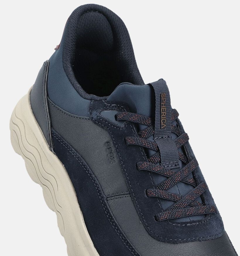 Geox Blauwe Veterschoenen voor heren (370527) - geschikt voor steunzolen