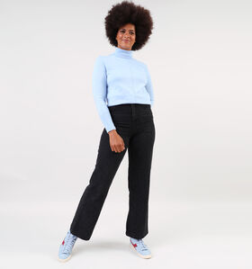 Vila Any Zwarte Wide leg jeans L32 voor dames (348739)