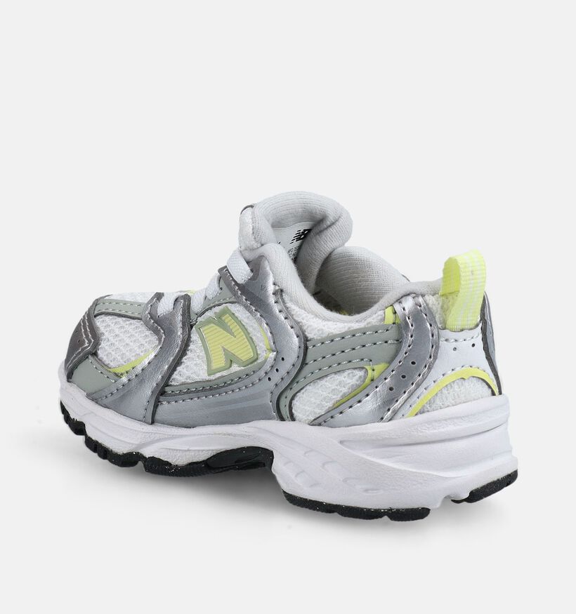 New Balance 530 Baskets basses en Argent pour filles (375221) - pour semelles orthop&eacute;diques