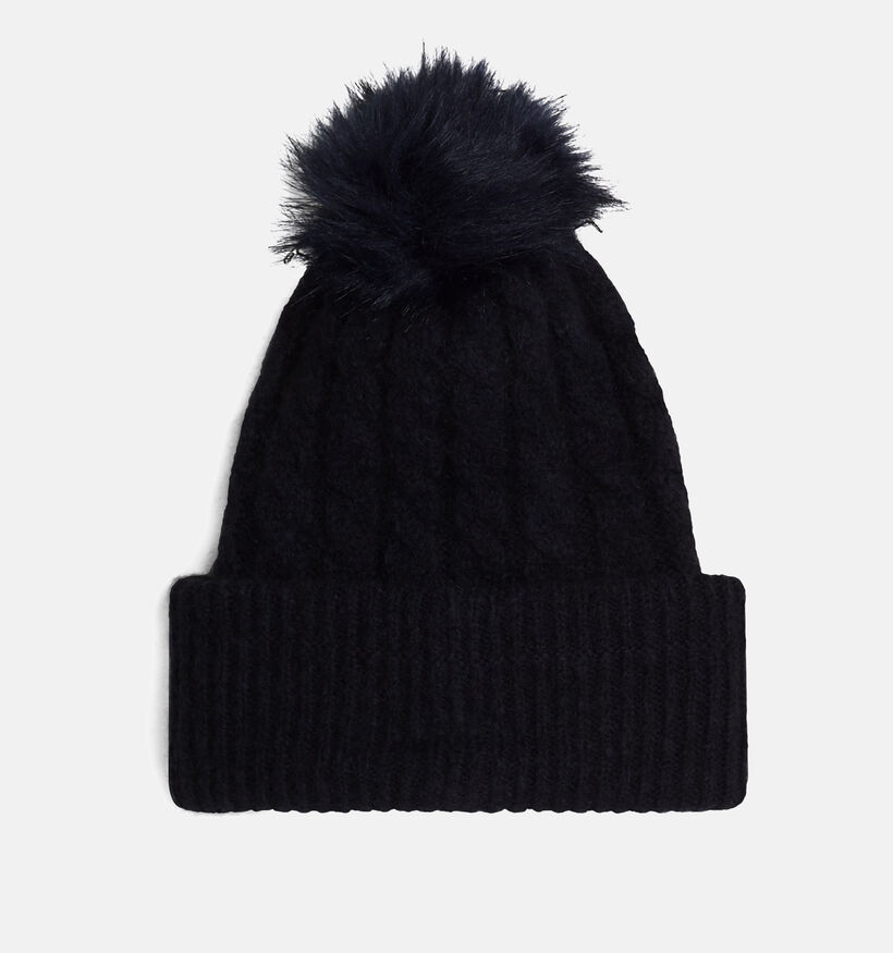 Tommy Hilfiger Timeless Beanie Cable Bonnet en Noir pour femmes (346526)