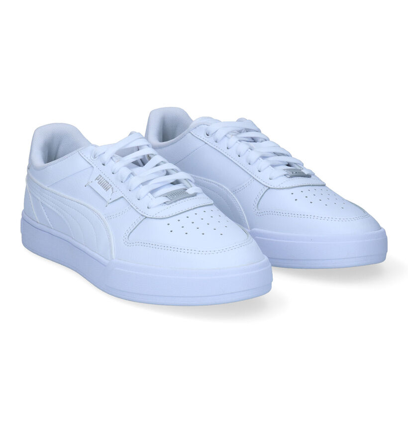 Puma Caven Dime Baskets en Blanc pour hommes (326846) - pour semelles orthopédiques