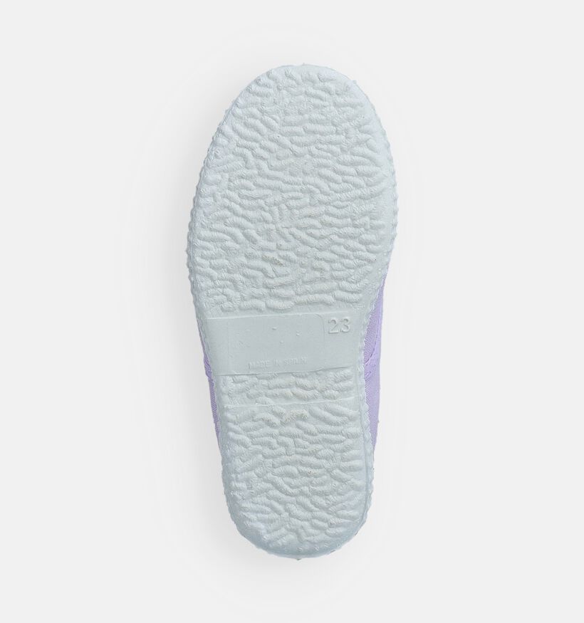 Cienta Baskets en Lilas pour filles (372145) - pour semelles orthop&eacute;diques