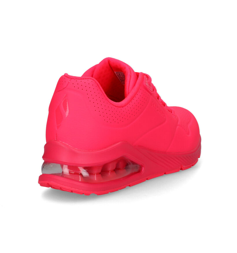 Skechers Uno 2 Great Kolor Baskets en Rose pour femmes (321386)