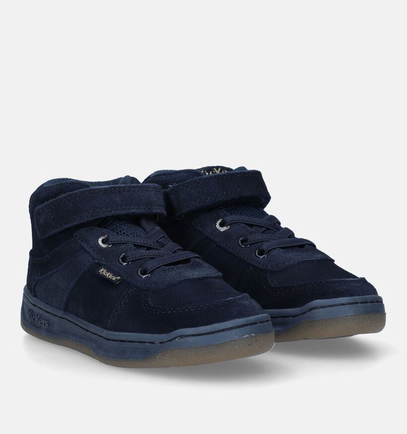Kickers Chaussures hautes en Bleu foncé pour filles, garçons (332054) - pour semelles orthopédiques