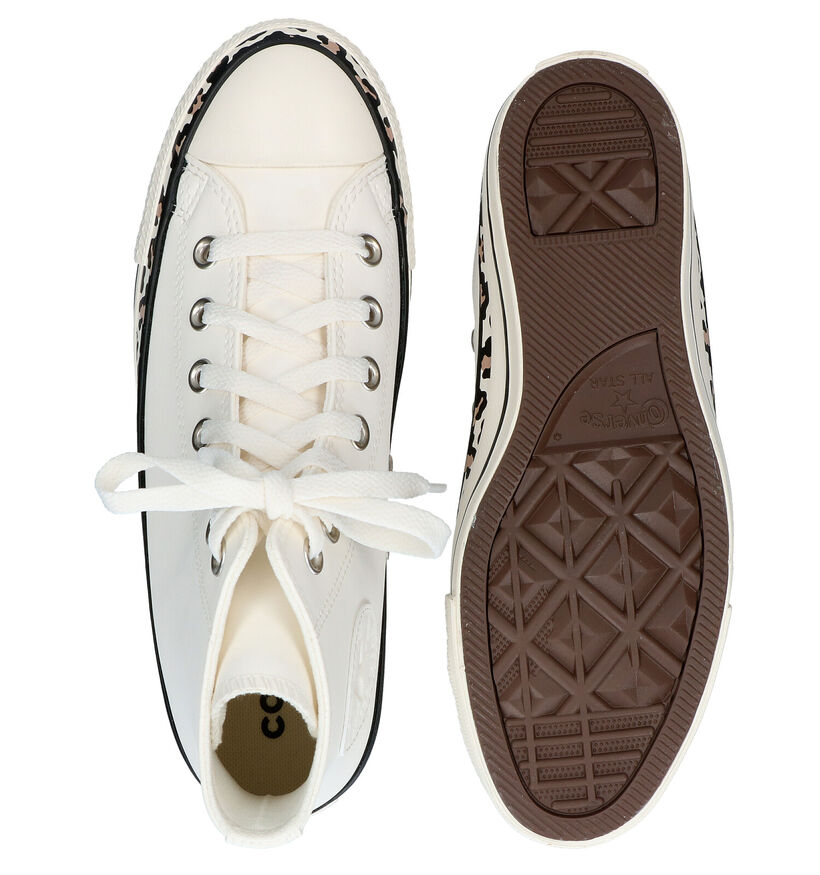 Converse Chuck Taylor AS Baskets en Blanc en simili cuir (300604)