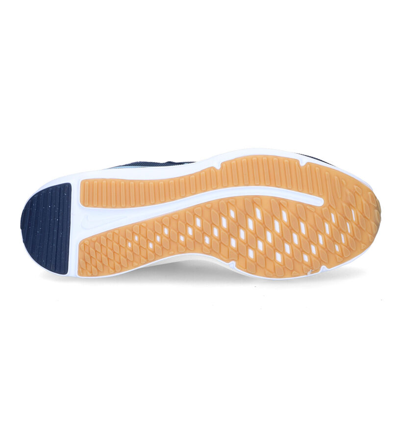 Nike Downshifter 12 Blauwe Sneakers in stof (309116)