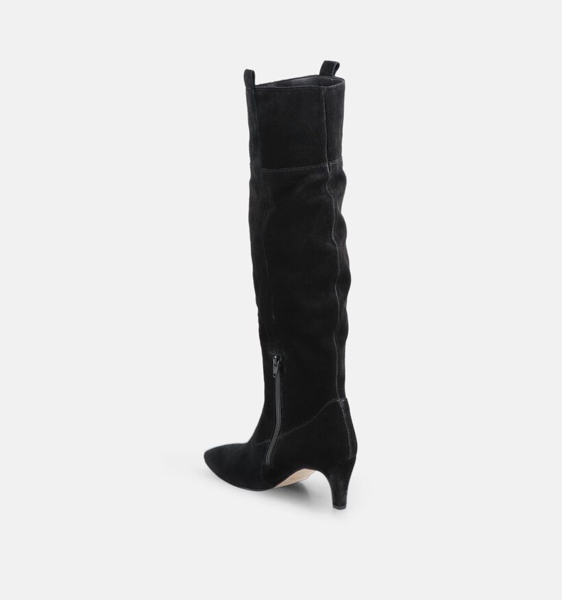Gabor Bottes hautes &agrave; talons en Noir pour femmes (380060)
