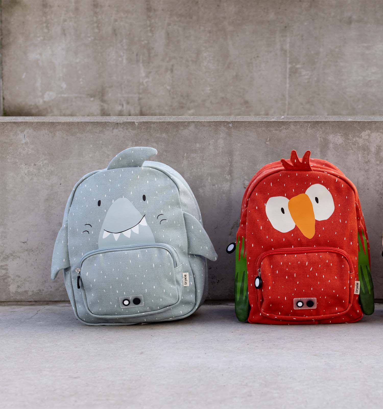 Trixie Mr. Shark Sac a dos en Gris Filles Garcons Sacs a dos en ligne sur TORFS.BE