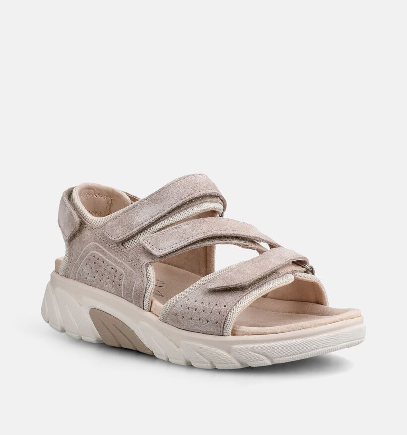 Gabor Rollingsoft Donkerbeige Sandalen voor dames (373320)