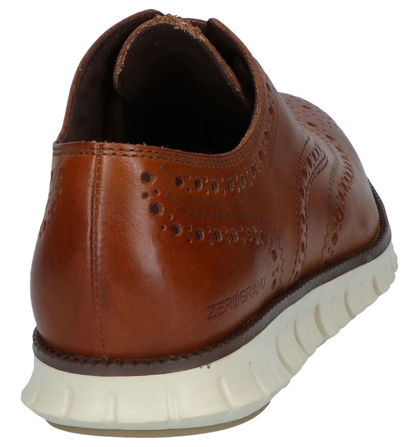 Cognac Veterschoenen Cole Haan Zerogrand in leer (240721)