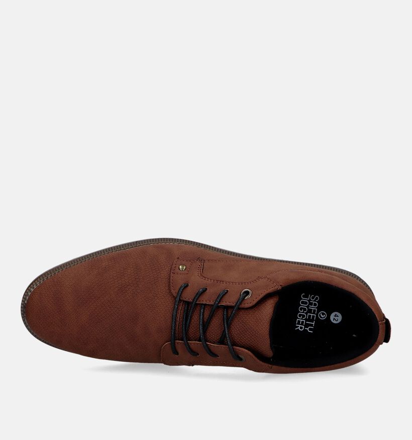 SJ Cognac Veterschoenen voor heren (330047)