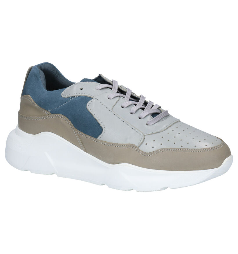 Jack & Jones Munki Witte Sneakers in leer (256069)