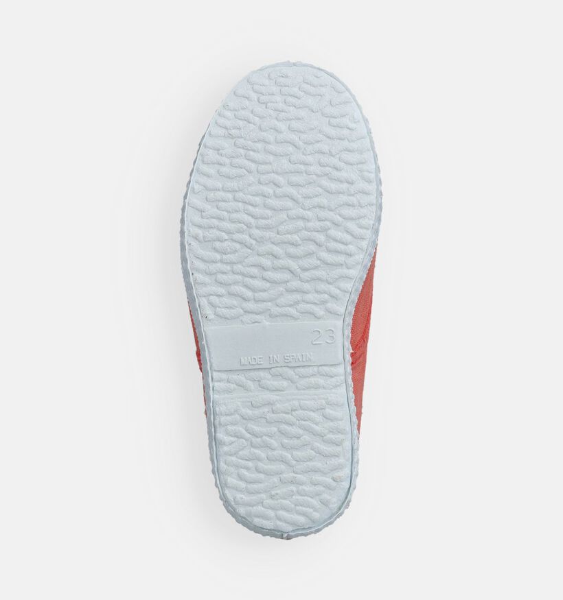 Cienta Baskets pour b&eacute;b&eacute; en Orange pour filles (372148) - pour semelles orthop&eacute;diques