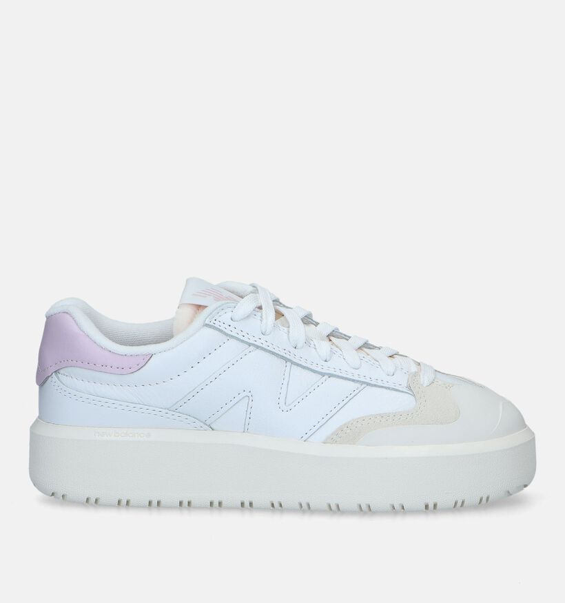 New Balance CT 302 Baskets en Blanc pour femmes (327402) - pour semelles orthopédiques