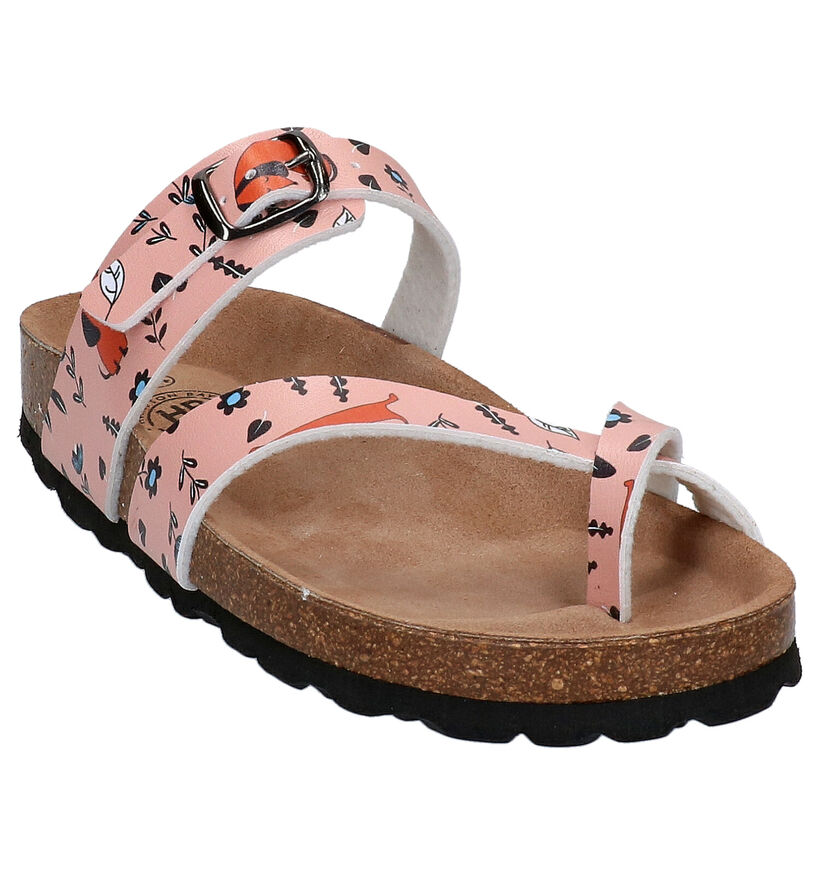 Hampton Bays Tongs en Rose en simili cuir (273537)