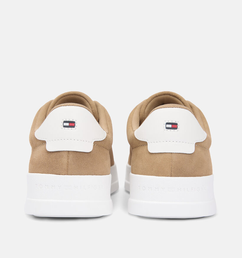 Tommy Hilfiger Court Suede Lichtbruine Sneakers voor heren (366164) - geschikt voor steunzolen