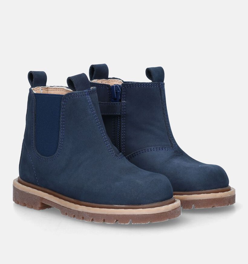 Milo & Mila Boots pour bébé en Bleu foncé pour filles, garçons (332093) - pour semelles orthopédiques